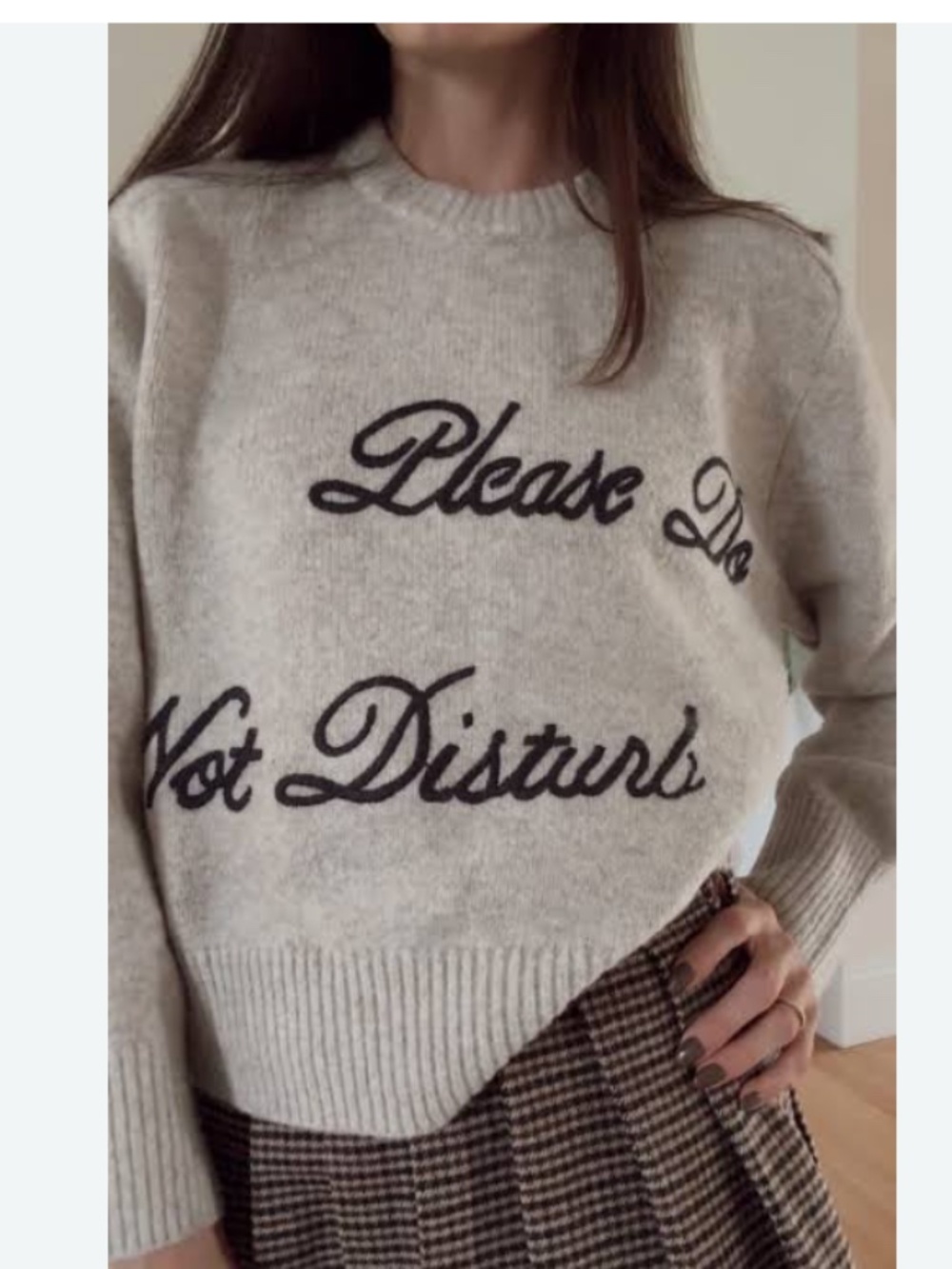 Abercrombie Madeline Do Not Disturb Sweater Medium